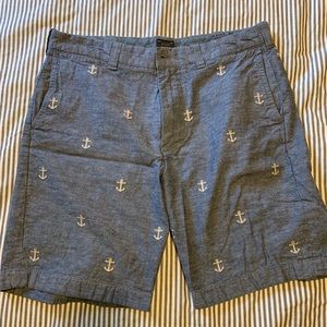 Men’s J crew anchor shorts